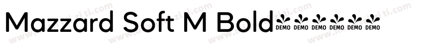Mazzard Soft M Bold字体转换